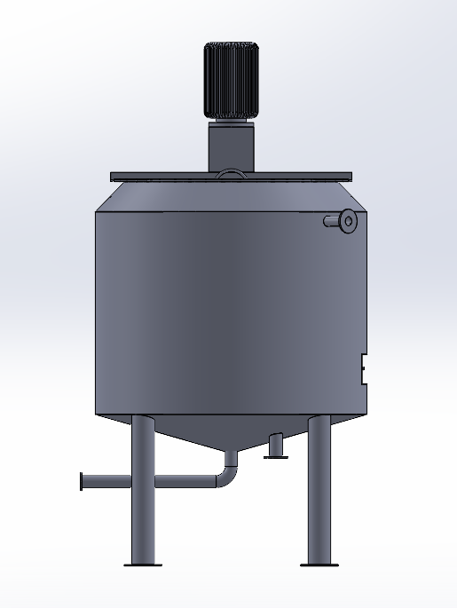 Ribbon Blender Mixer Alternate View